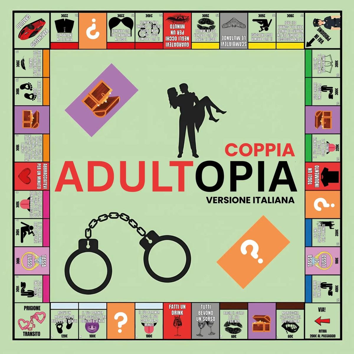 Tabellone Adultopia con ambientazione