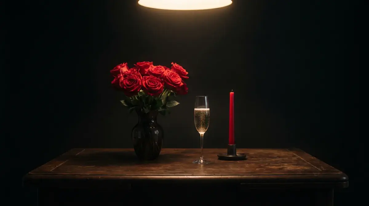Serata di San Valentino a casa