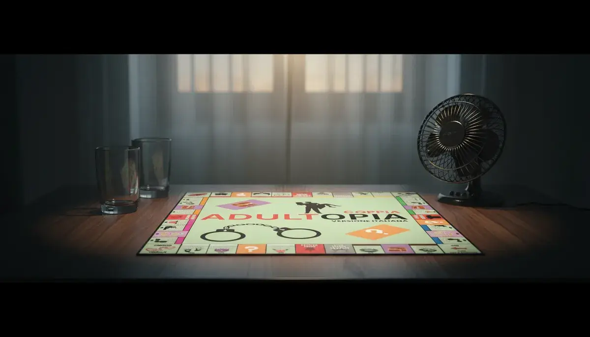 Regalo di coppia last minute, Adultopia gioco da tavolo su un tavolo scuro